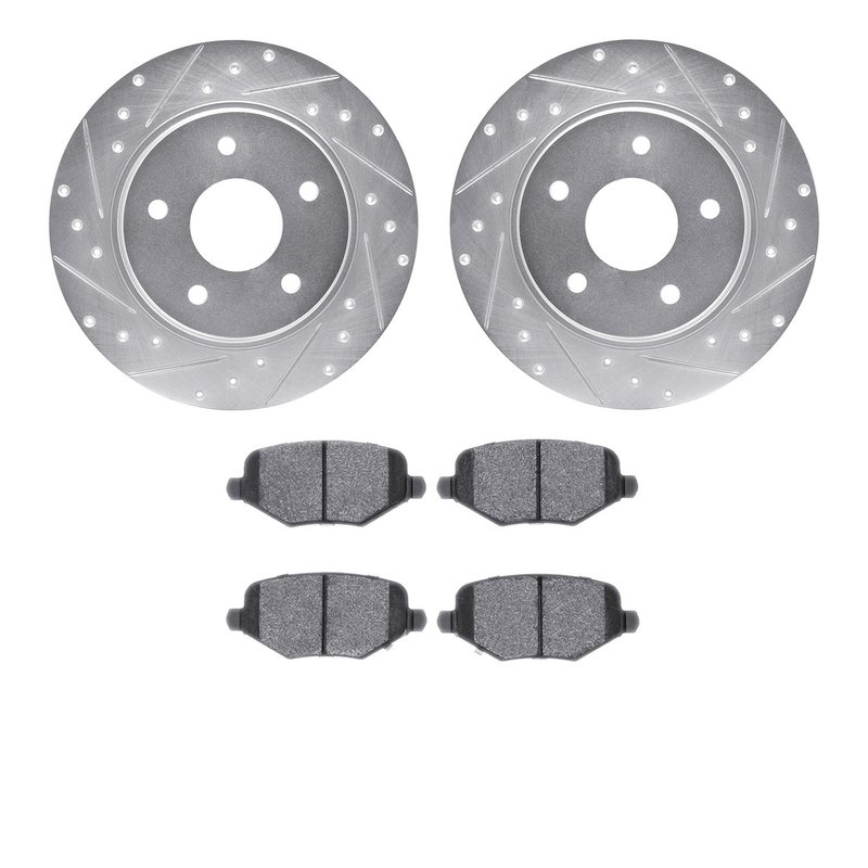 Dynamite Friction 7602-40002 Disc Brake Kit - Rear