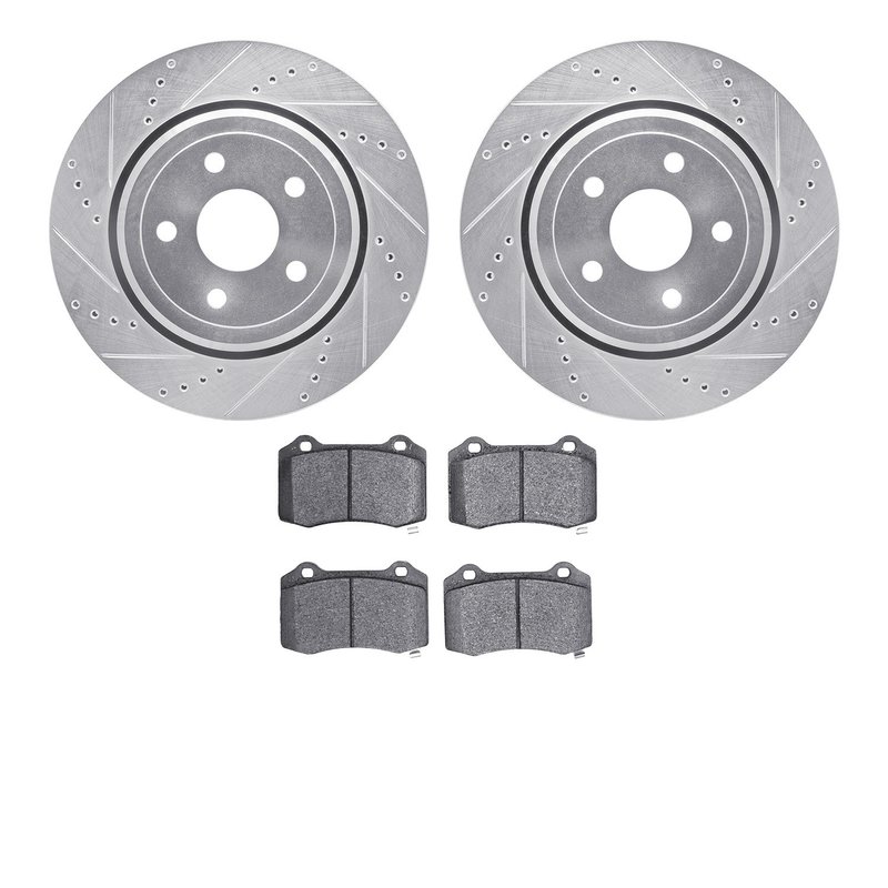 Dynamite Friction 7602-42005 Disc Brake Kit - Rear