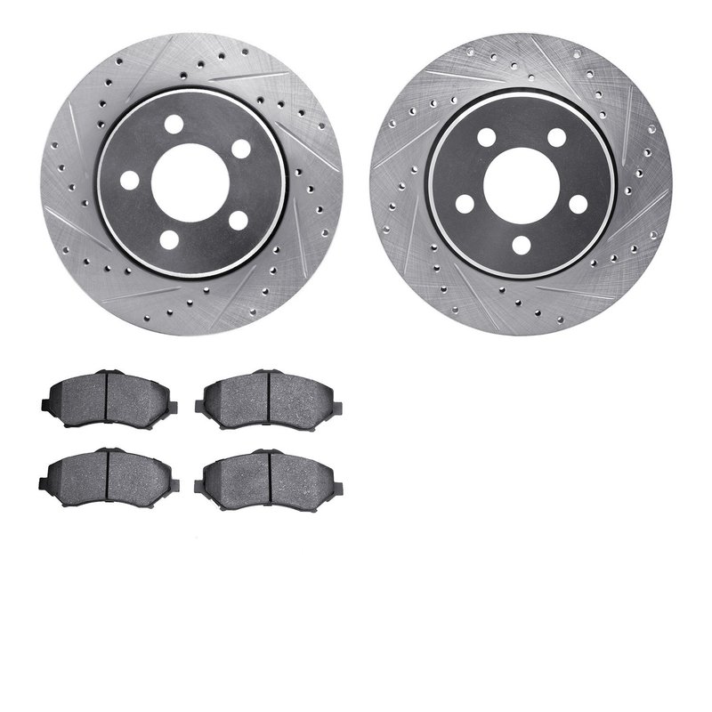 Dynamite Friction 7602-42009 Disc Brake Kit - Front