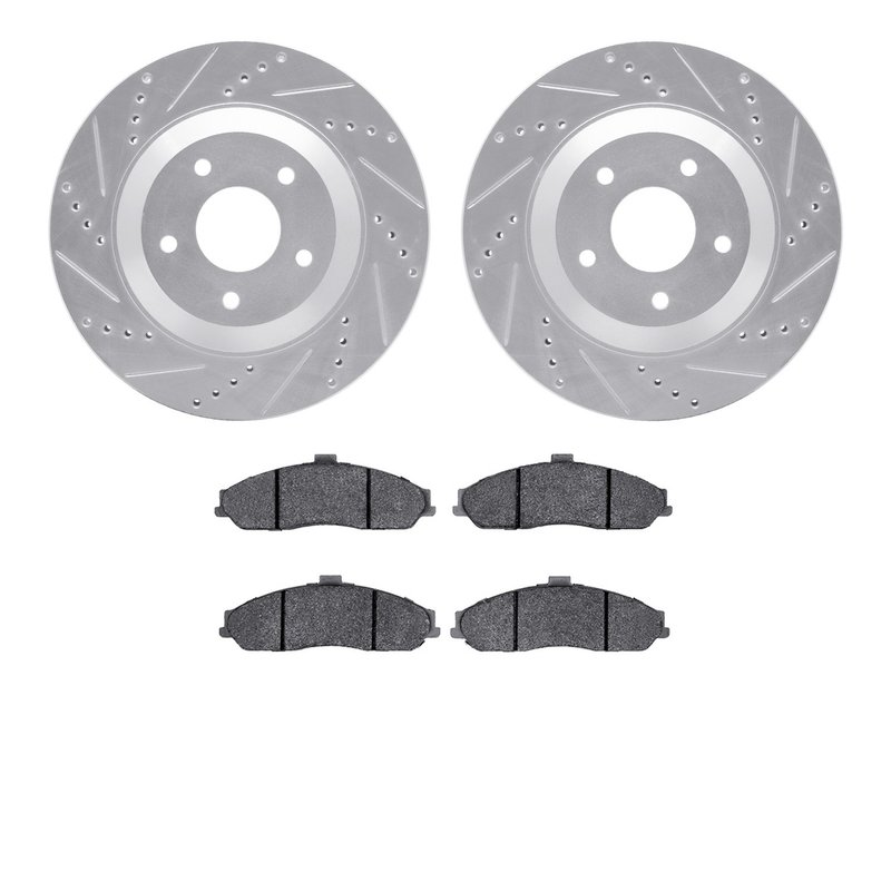 Dynamite Friction 7602-46002 Disc Brake Kit - Front