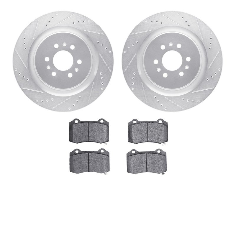 Dynamite Friction 7602-46004 Disc Brake Kit - Rear