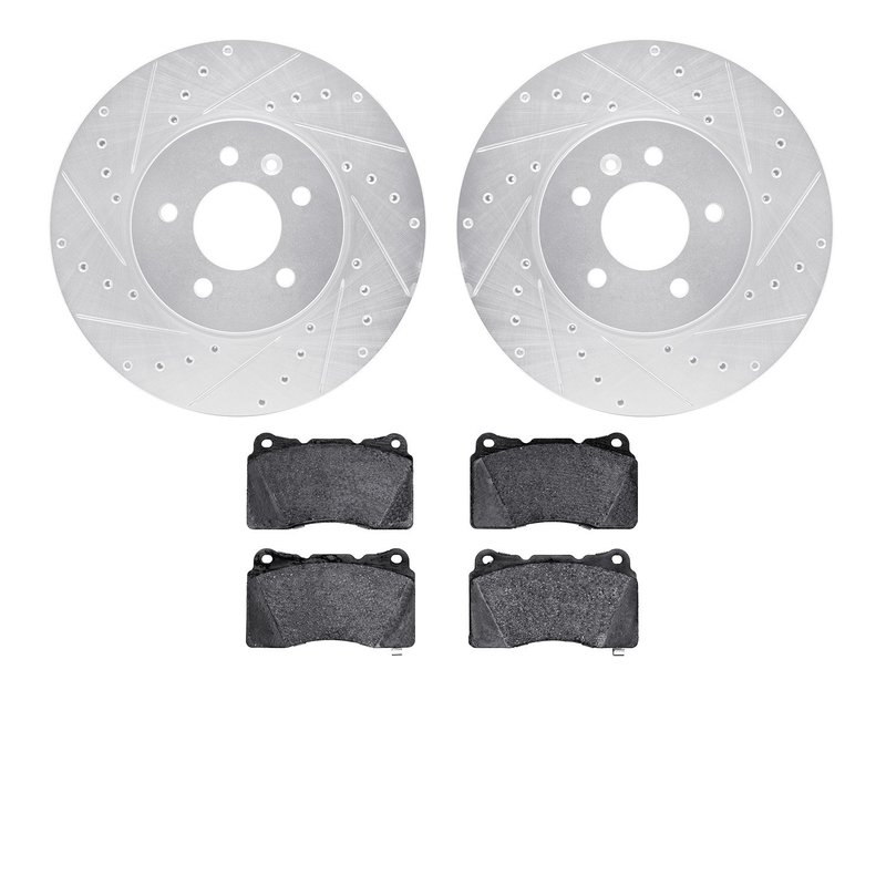 Dynamite Friction 7602-46015 Disc Brake Kit - Front