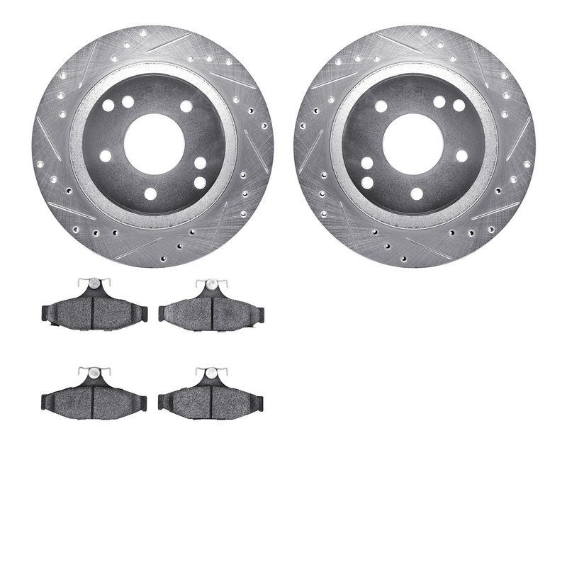 Dynamite Friction 7602-47001 Disc Brake Kit - Rear
