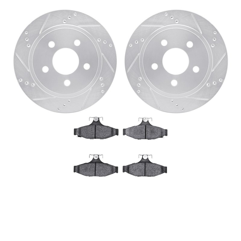 Dynamite Friction 7602-47002 Disc Brake Kit - Rear