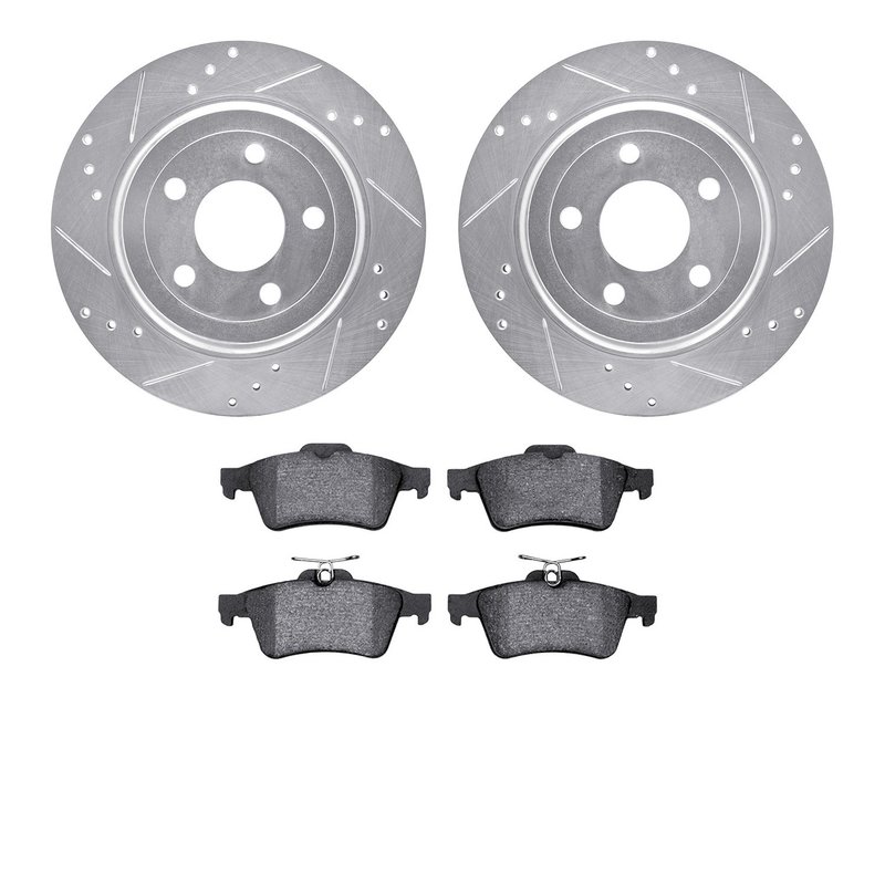 Dynamic Friction 7602-47007 Disc Brake Kit - Rear