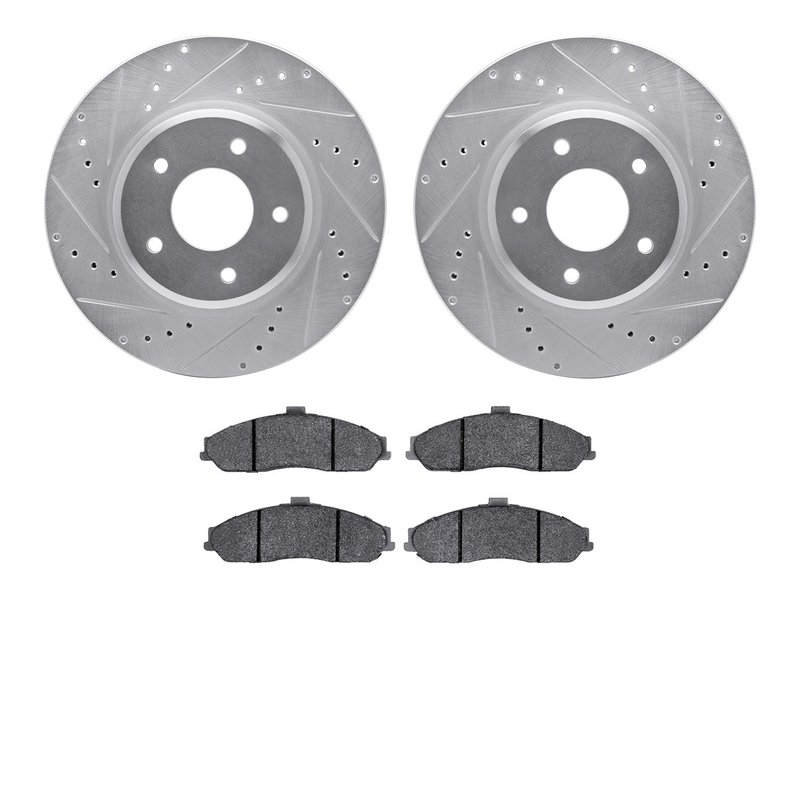 Dynamite Friction 7602-52002 Disc Brake Kit - Front