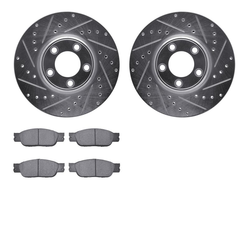 Dynamite Friction 7602-54004 Disc Brake Kit - Front