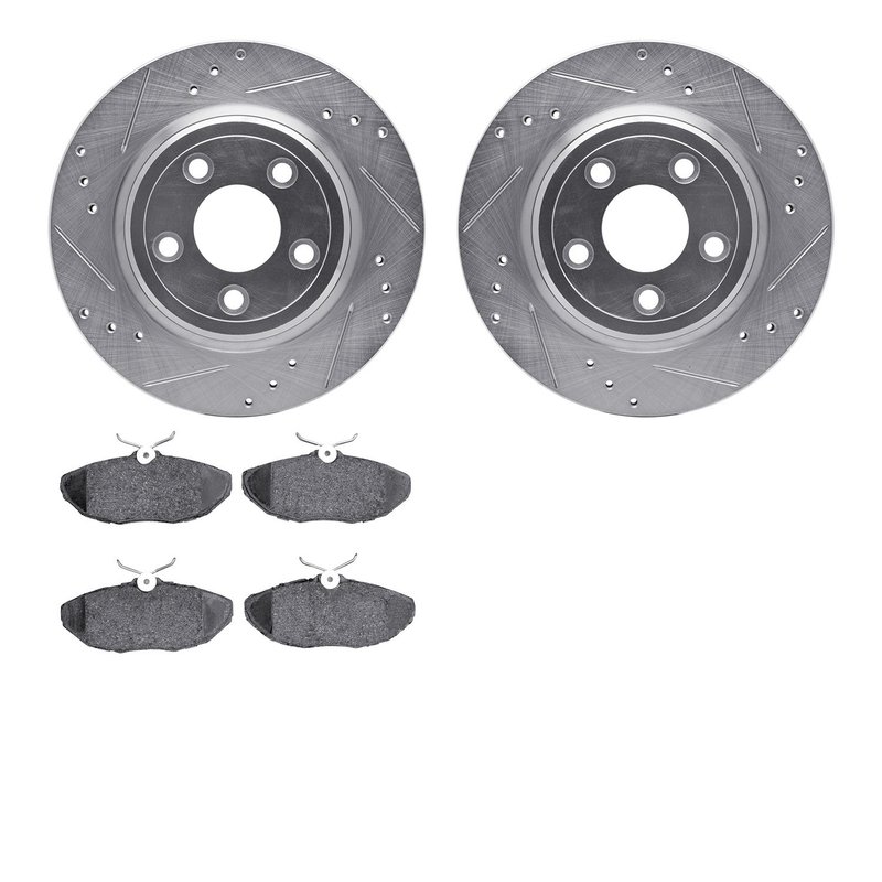 Dynamic Friction 7602-54005 Disc Brake Kit - Rear