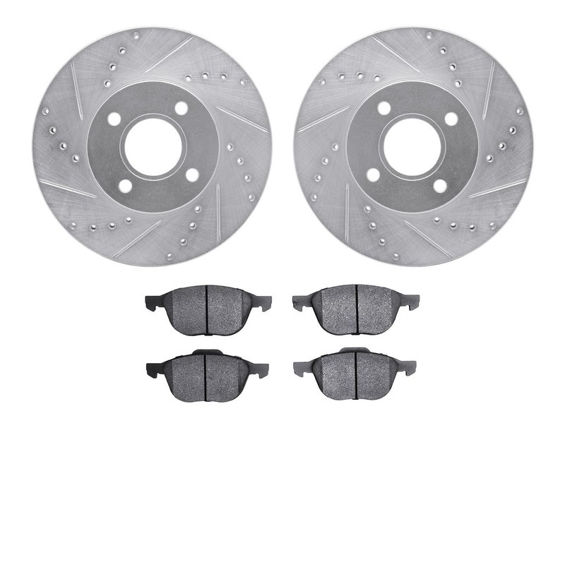 Dynamic Friction 7602-54010 Disc Brake Kit - Front