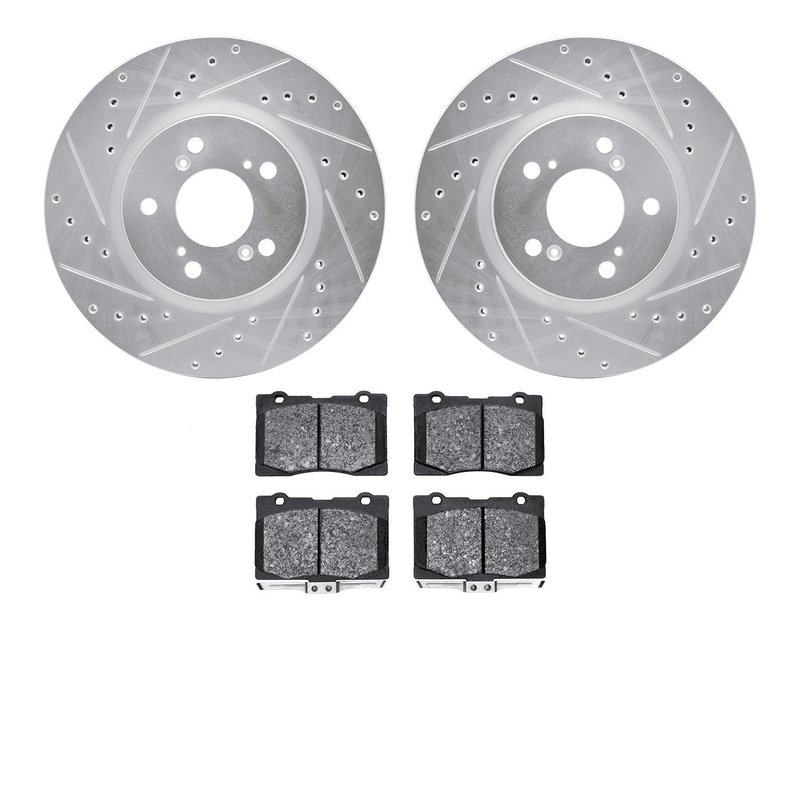 Dynamic Friction 7602-58006 Disc Brake Kit - Front