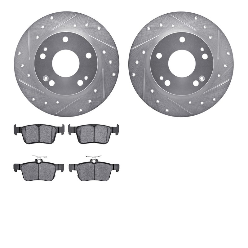 Dynamite Friction 7602-59006 Disc Brake Kit - Rear