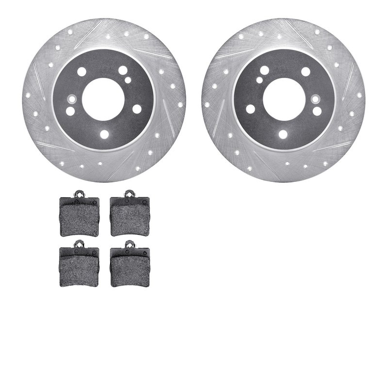 Dynamic Friction 7602-63015 Disc Brake Kit - Rear
