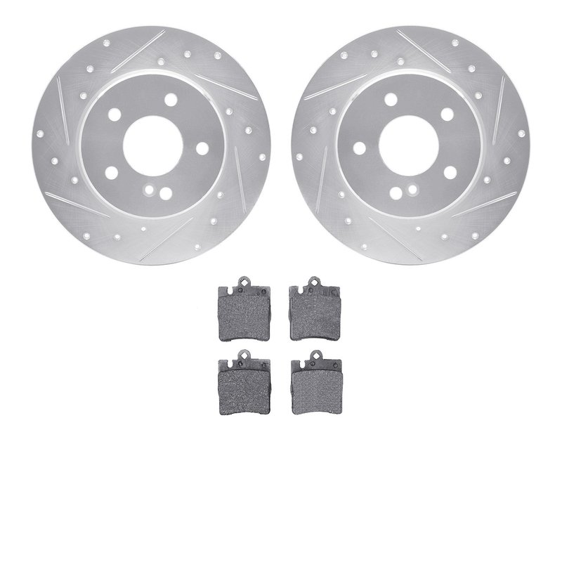 Dynamite Friction 7602-63036 Disc Brake Kit - Rear