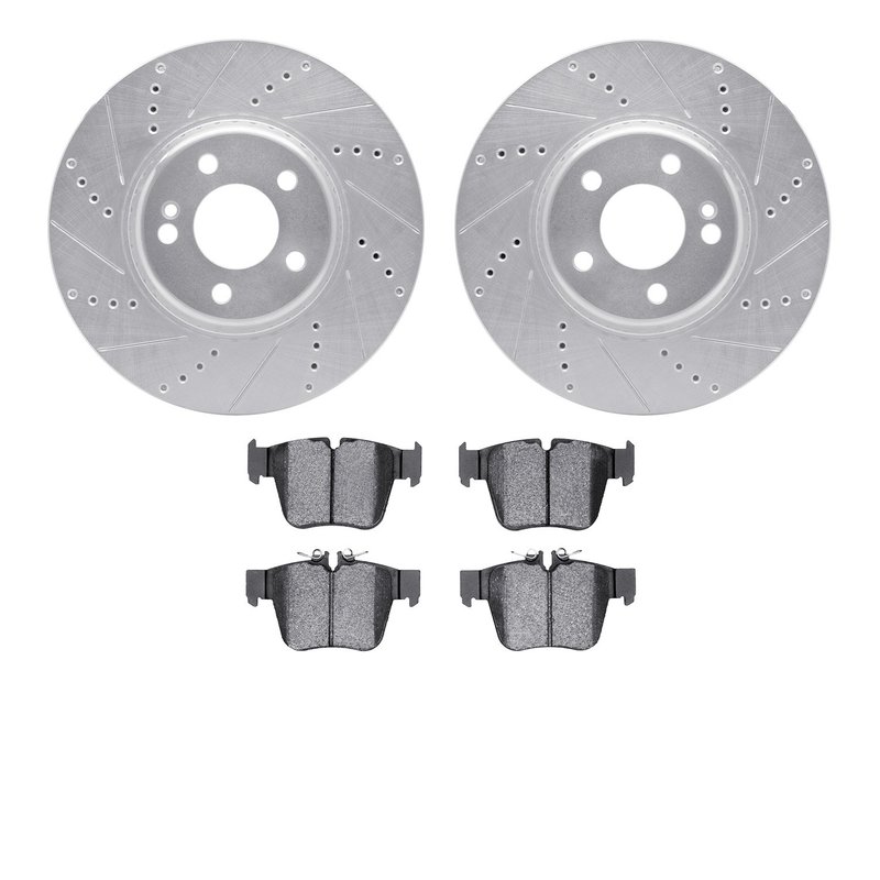 Dynamite Friction 7602-63080 Disc Brake Kit - Rear