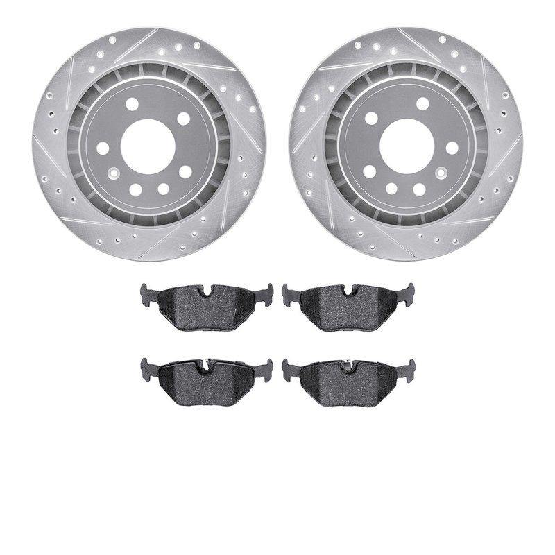 Dynamite Friction 7602-65011 Disc Brake Kit - Rear