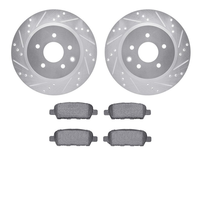 Dynamite Friction 7602-67003 Disc Brake Kit - Rear