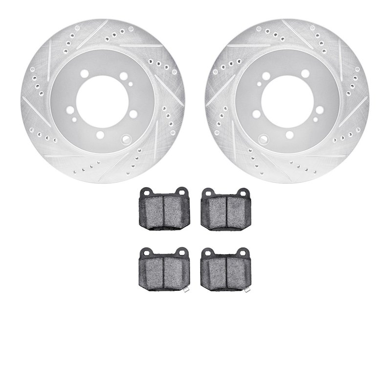 Dynamic Friction 7602-72001 Disc Brake Kit - Rear