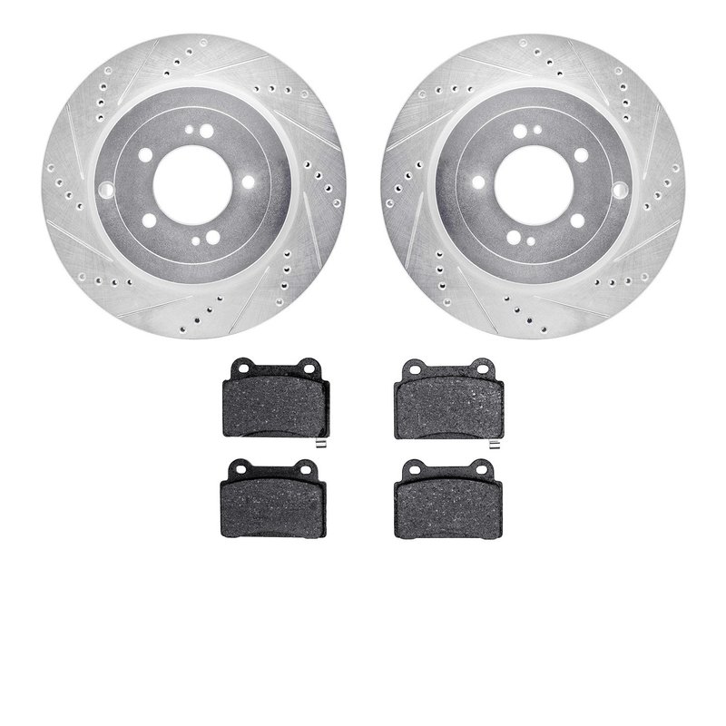 Dynamic Friction 7602-72002 Disc Brake Kit - Rear