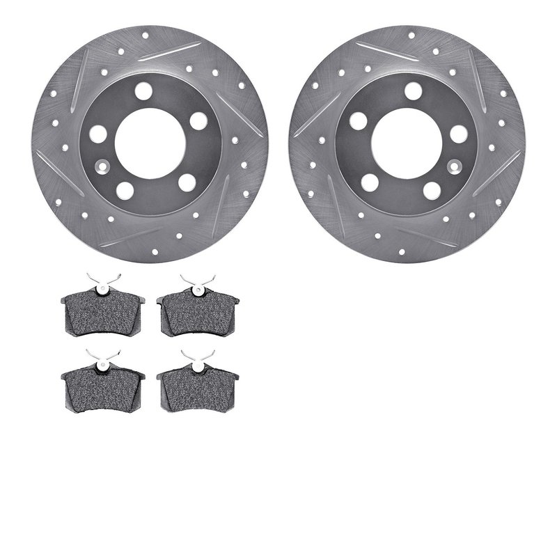 Dynamite Friction 7602-74022 Disc Brake Kit - Rear