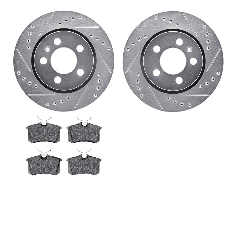 Dynamite Friction 7602-74027 Disc Brake Kit - Rear