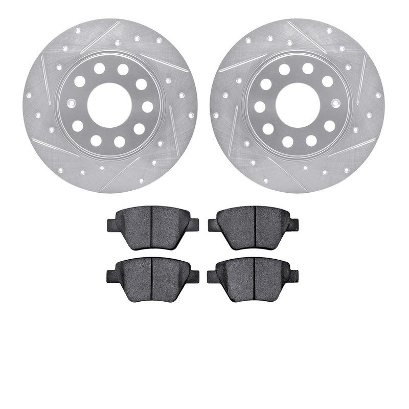 Dynamite Friction 7602-74039 Disc Brake Kit - Rear