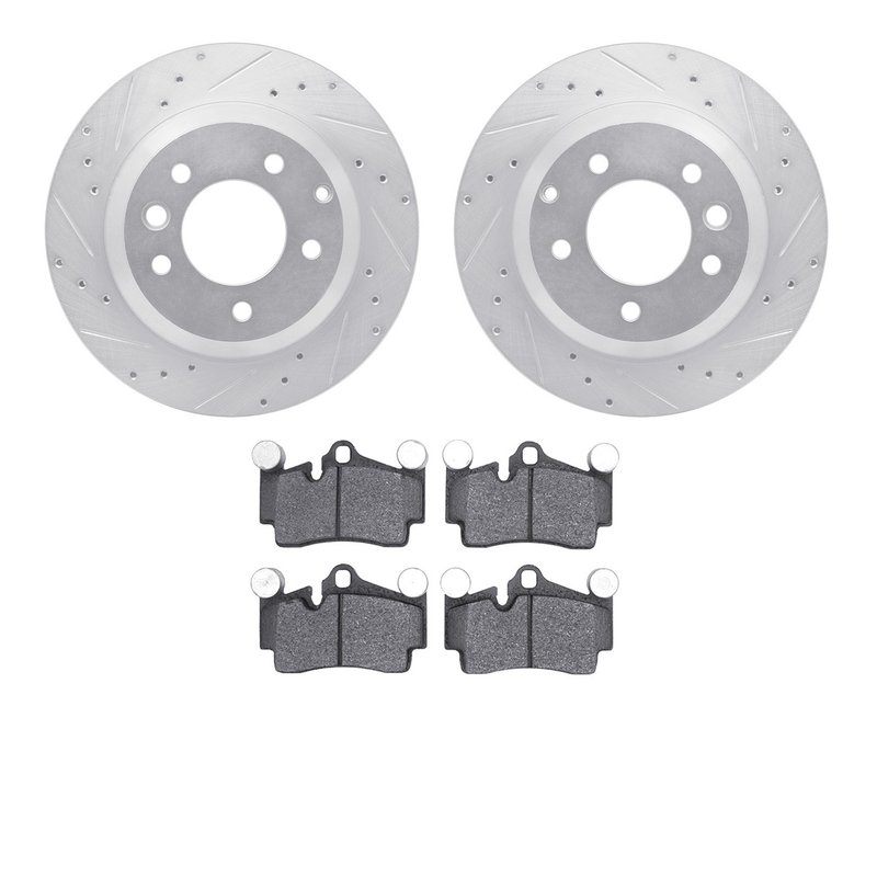 Dynamite Friction 7602-74048 Disc Brake Kit - Rear
