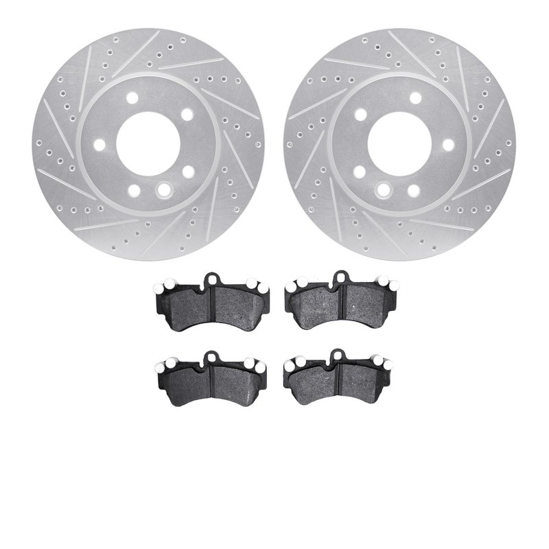 Dynamite Friction 7602-74050 Disc Brake Kit - Front