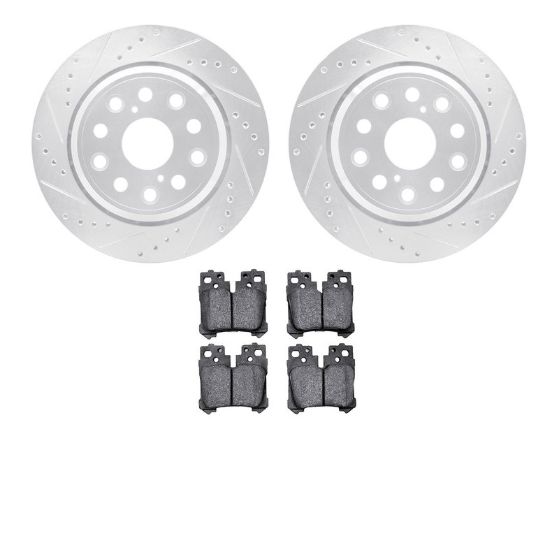 Dynamite Friction 7602-75002 Disc Brake Kit - Rear