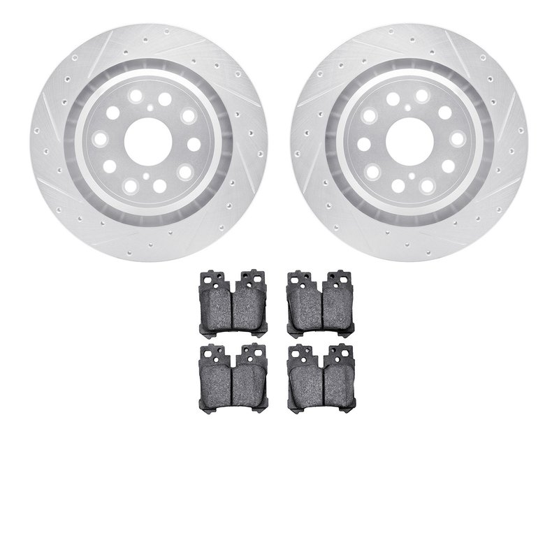 Dynamite Friction 7602-75004 Disc Brake Kit - Rear