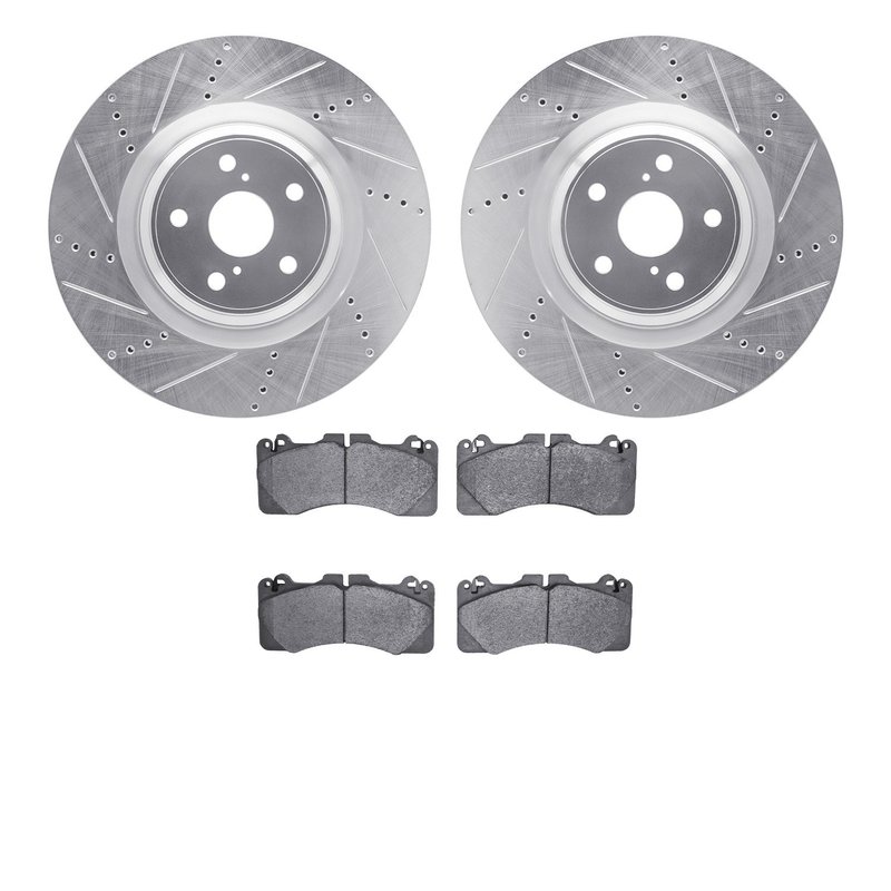 Dynamic Friction 7602-75008 Disc Brake Kit - Front