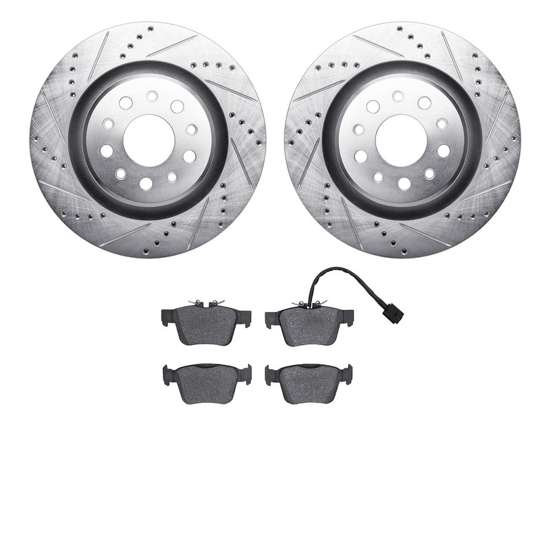 Dynamic Friction 7602-79003 Disc Brake Kit - Rear