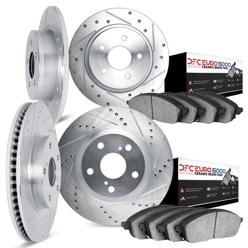Dynamite Friction 7604-65001 Disc Brake Kit - Front and Rear