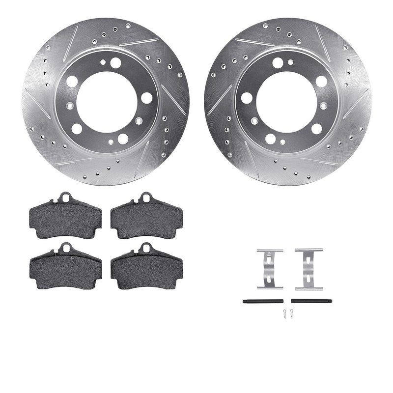 Dynamic Friction 7612-02008 Disc Brake Kit - Rear