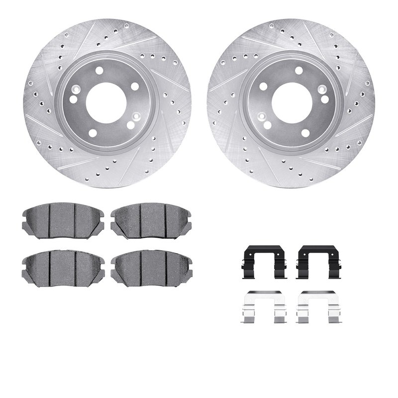 Dynamite Friction 7612-03001 Disc Brake Kit - Front