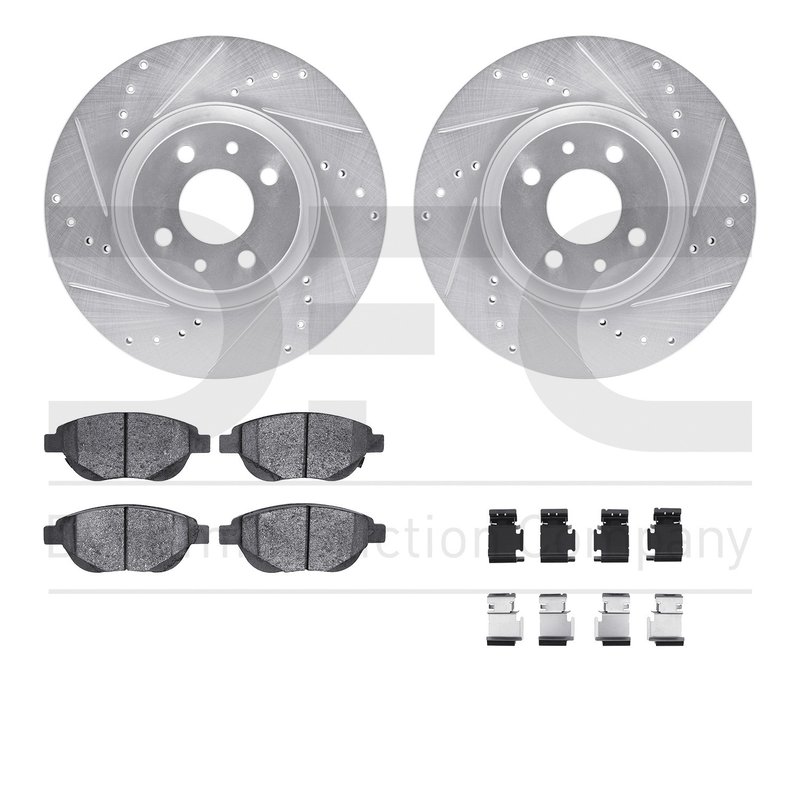 Dynamite Friction 7612-07003 Disc Brake Kit - Front