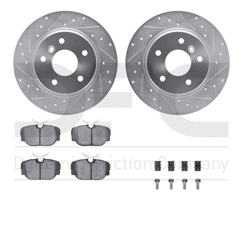 Dynamite Friction 7612-11001 Disc Brake Kit - Rear