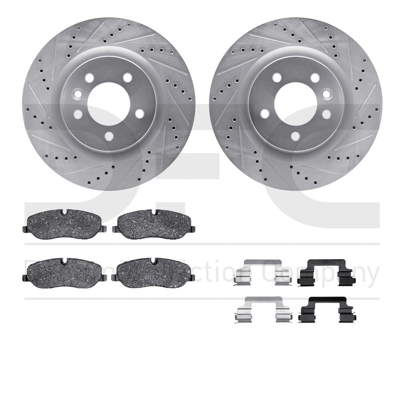 Dynamite Friction 7612-11005 Disc Brake Kit - Front