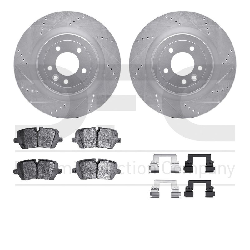 Dynamite Friction 7612-11022 Disc Brake Kit - Rear