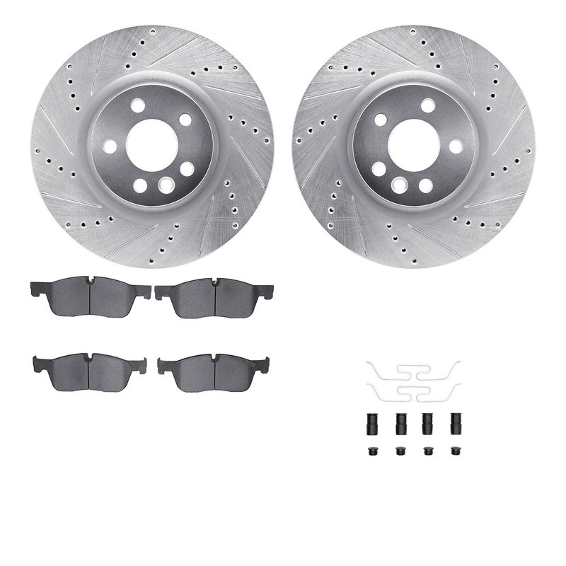 Dynamite Friction 7612-11024 Disc Brake Kit - Front