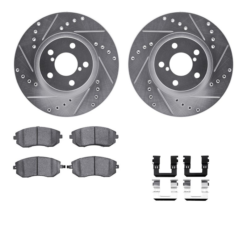 Dynamite Friction 7612-13001 Disc Brake Kit - Front