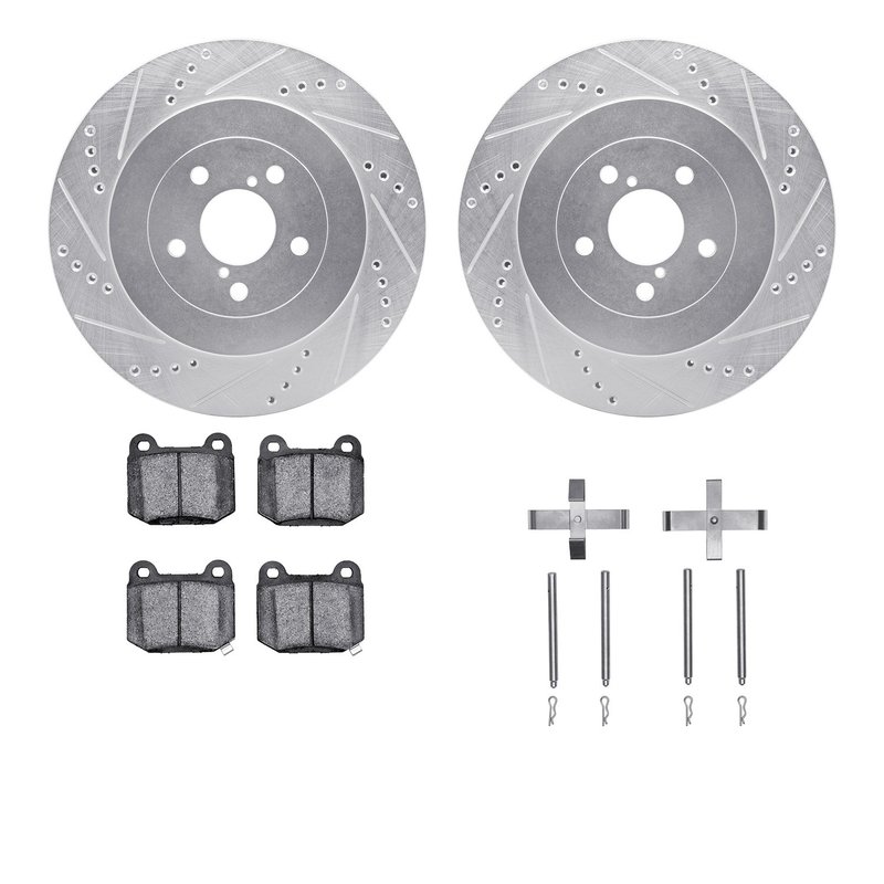 Dynamic Friction 7612-13003 Disc Brake Kit - Rear