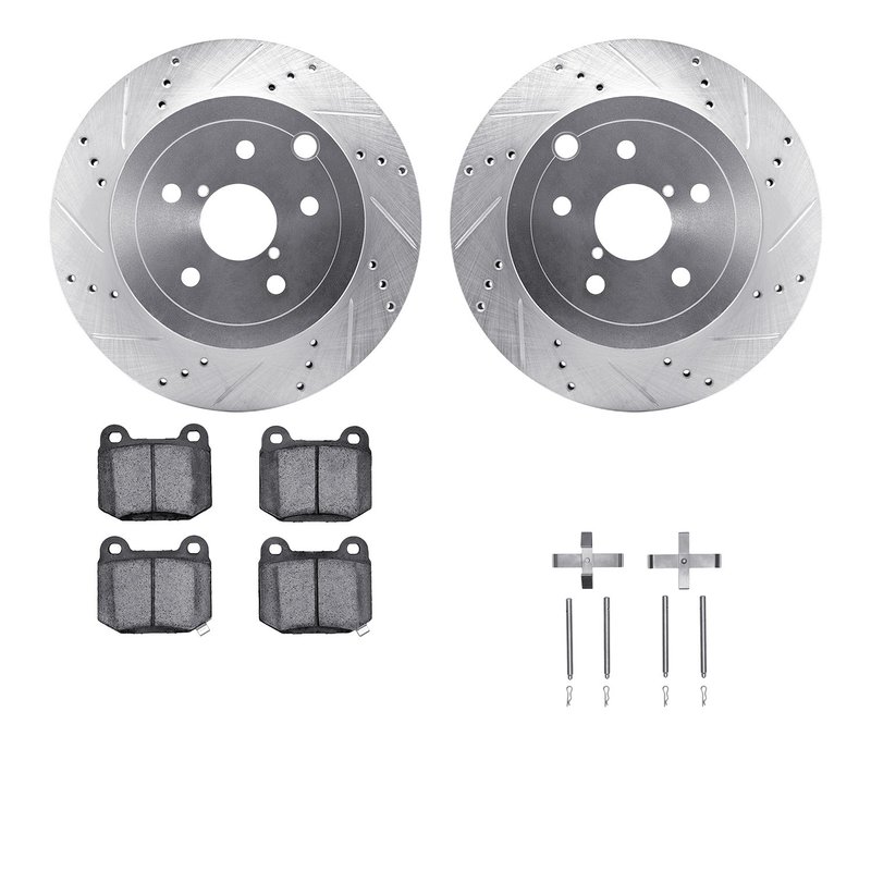Dynamic Friction 7612-13007 Disc Brake Kit - Rear