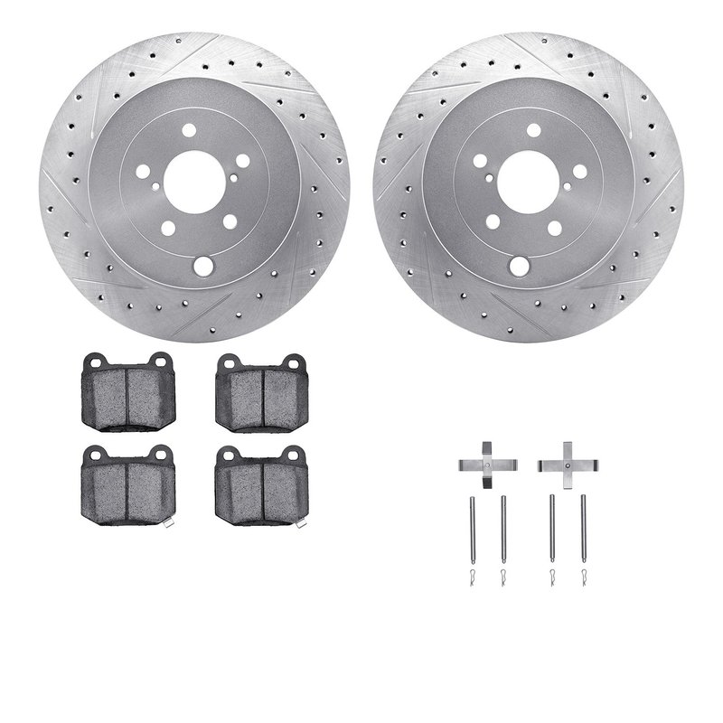 Dynamic Friction 7612-13013 Disc Brake Kit - Rear