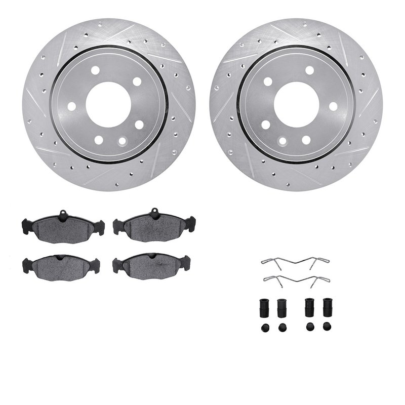 Dynamite Friction 7612-20005 Disc Brake Kit - Rear
