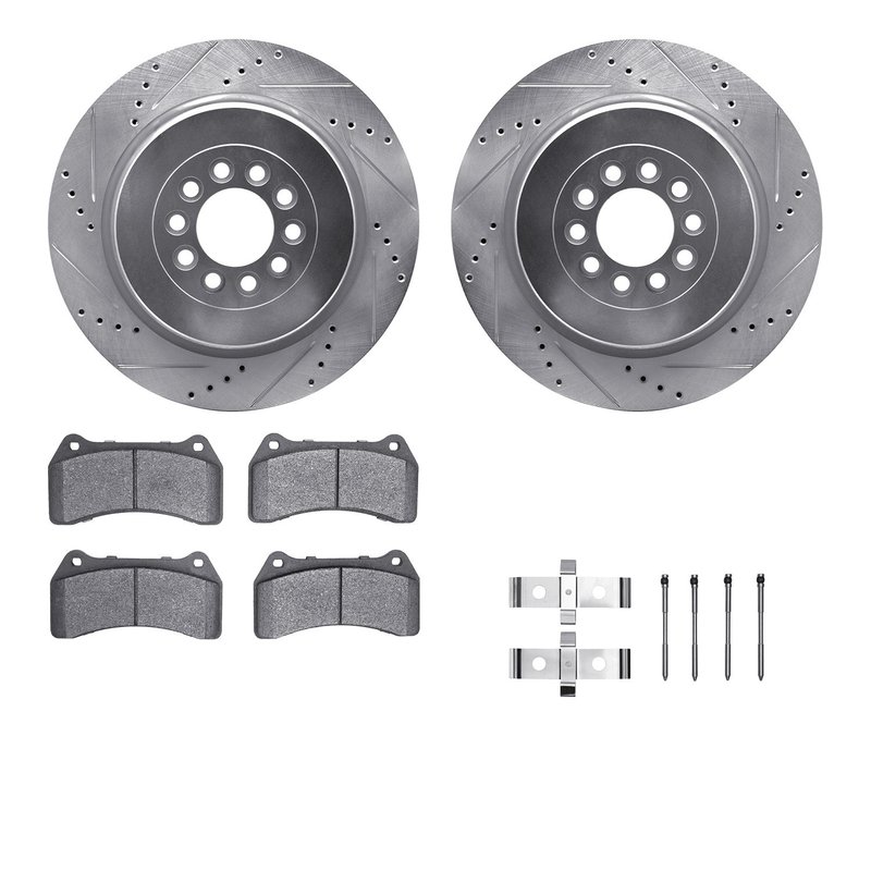 Dynamite Friction 7612-20009 Disc Brake Kit - Front