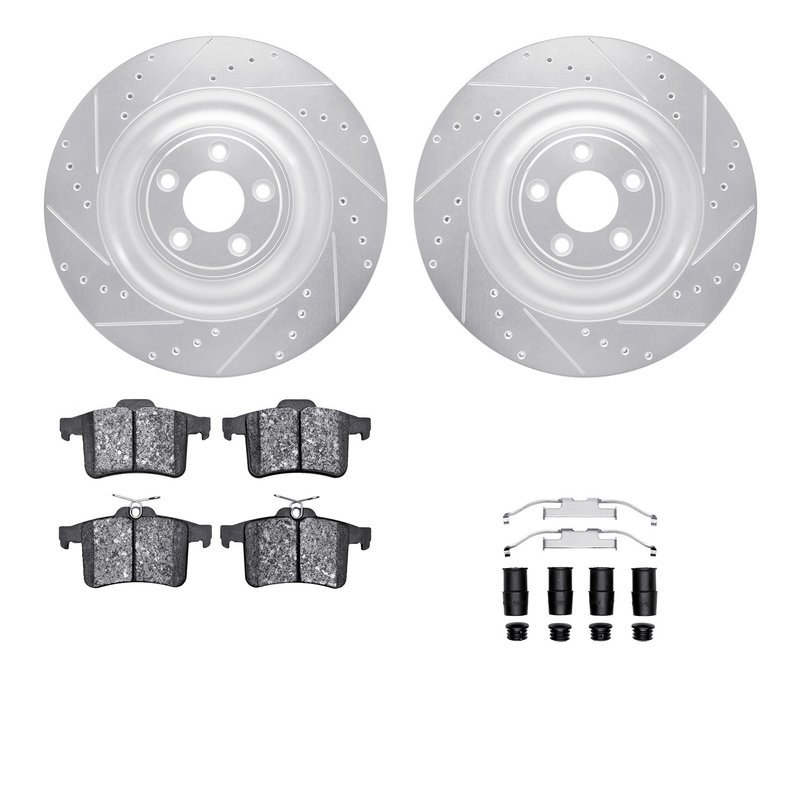 Dynamite Friction 7612-20020 Disc Brake Kit - Rear