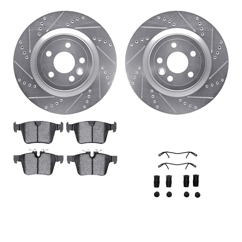 Dynamite Friction 7612-20025 Disc Brake Kit - Rear