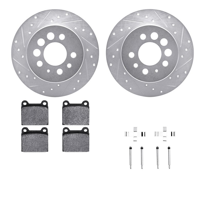 Dynamite Friction 7612-27010 Disc Brake Kit - Rear