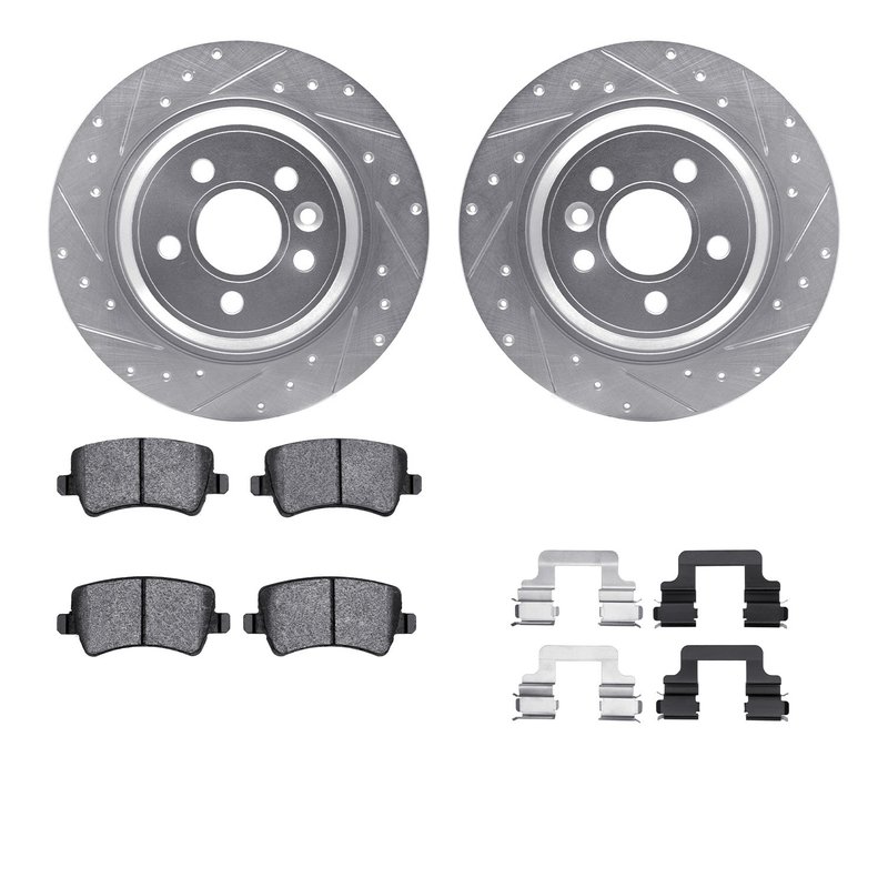 Dynamite Friction 7612-27038 Disc Brake Kit - Rear