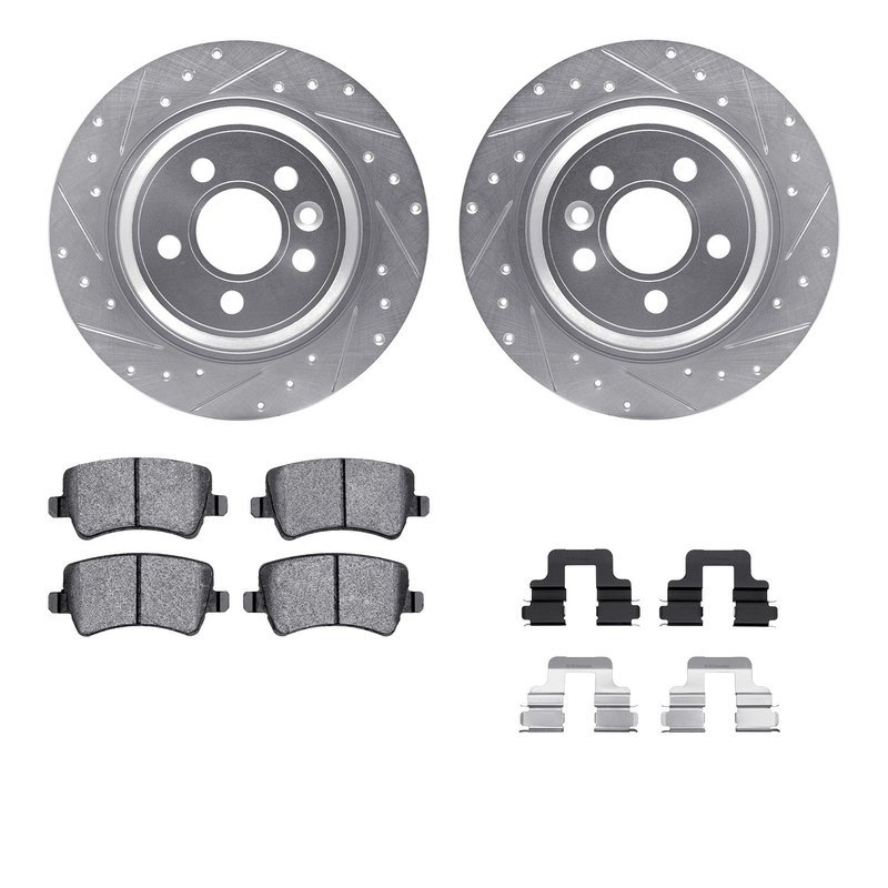 Dynamite Friction 7612-27039 Disc Brake Kit - Rear